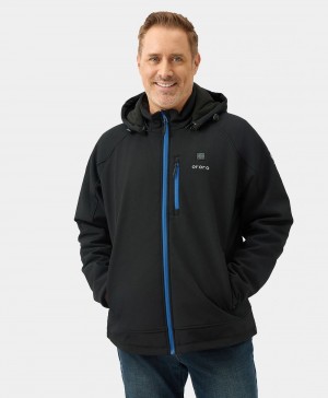 Men Ororo Classic 2.0 (4 Heating Zones) Heated Jacket Black | US-749YAXHOJ