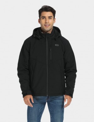 Men Ororo Dual Control With 5 Heating Zones (Chest Heating) Heated Jacket Black | US-623RVYKFB