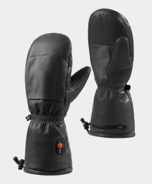 Men Ororo Duluth Leather Chopper Heated Mittens Black | US-583UGVXNB