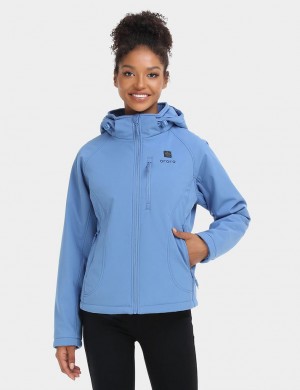 Women Ororo Classic Heated Jacket Blue | US-179JDGWSR