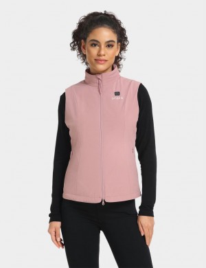 Women Ororo Sports Heated Vest Pink | US-243GFJXPL