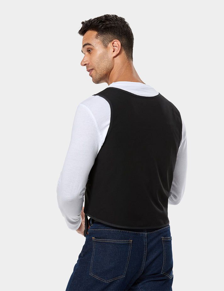 Men Ororo Adjustable Heated Vest Black | US-104AWFZJQ