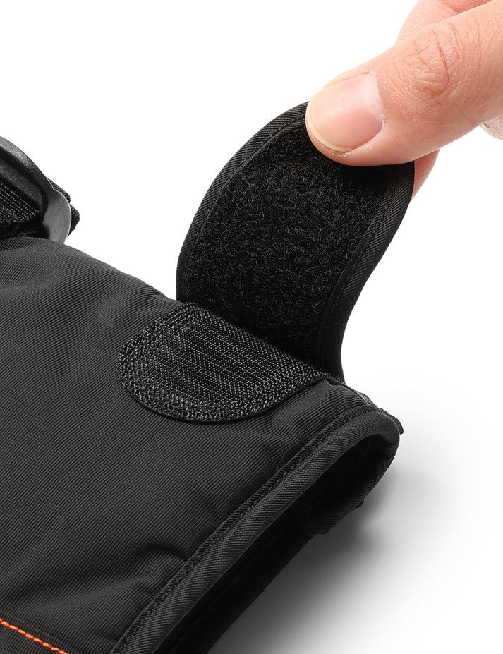 Men Ororo Amsterdam 2.0 Heated Mittens Black | US-846MAVHSY