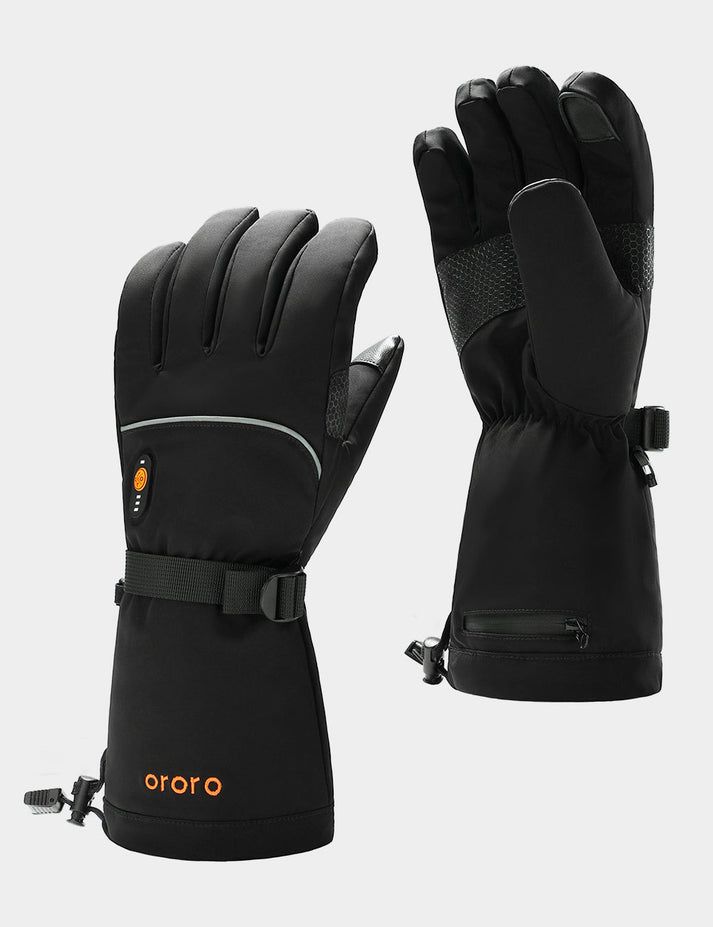 Men Ororo Buffalo 2.0 Heated Gloves Black | US-035EHUYPT