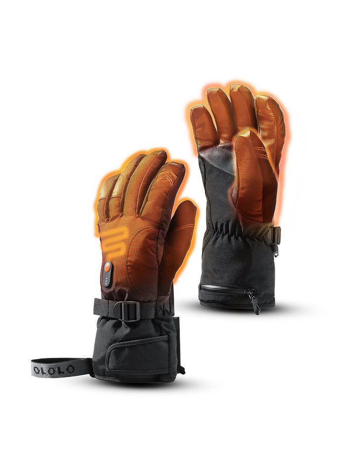 Men Ororo Calgary 1.0 Heated Gloves Black | US-796UVZQMT