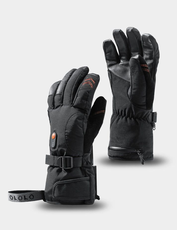 Men Ororo Calgary 1.0 Heated Gloves Black | US-796UVZQMT