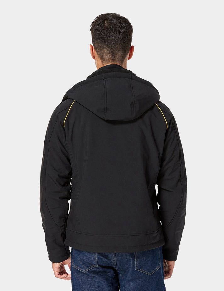 Men Ororo Classic Heated Jacket Black / Yellow | US-903DOTYSQ