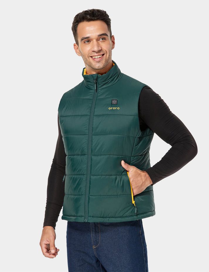 Men Ororo Classic Heated Vest Gren | US-379UBMLFS