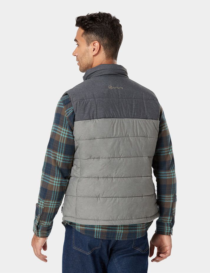 Men Ororo Classic Heated Vest Grey | US-615PMNEUI