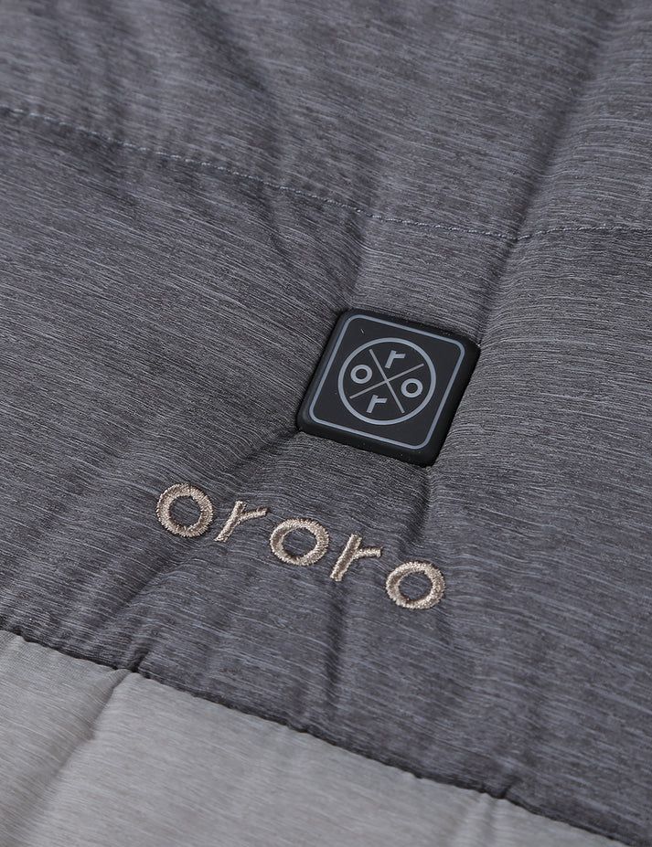 Men Ororo Classic Heated Vest Grey | US-615PMNEUI