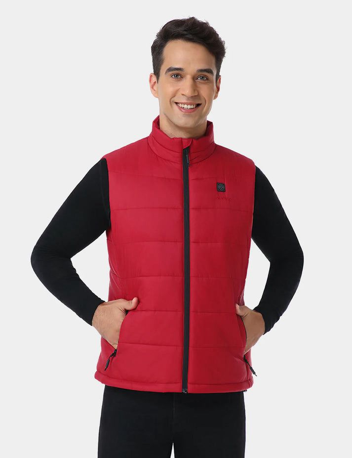 Men Ororo Classic Heated Vest Red | US-936KEUISD