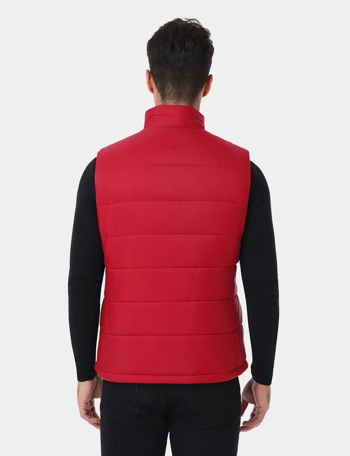 Men Ororo Classic Heated Vest Red | US-936KEUISD