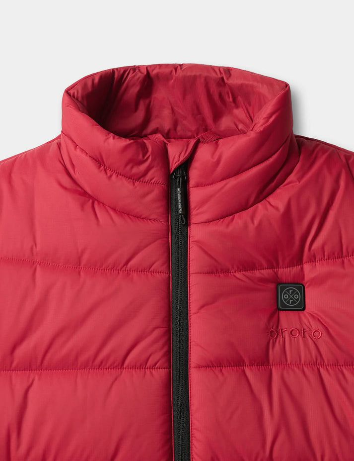 Men Ororo Classic Heated Vest Red | US-936KEUISD