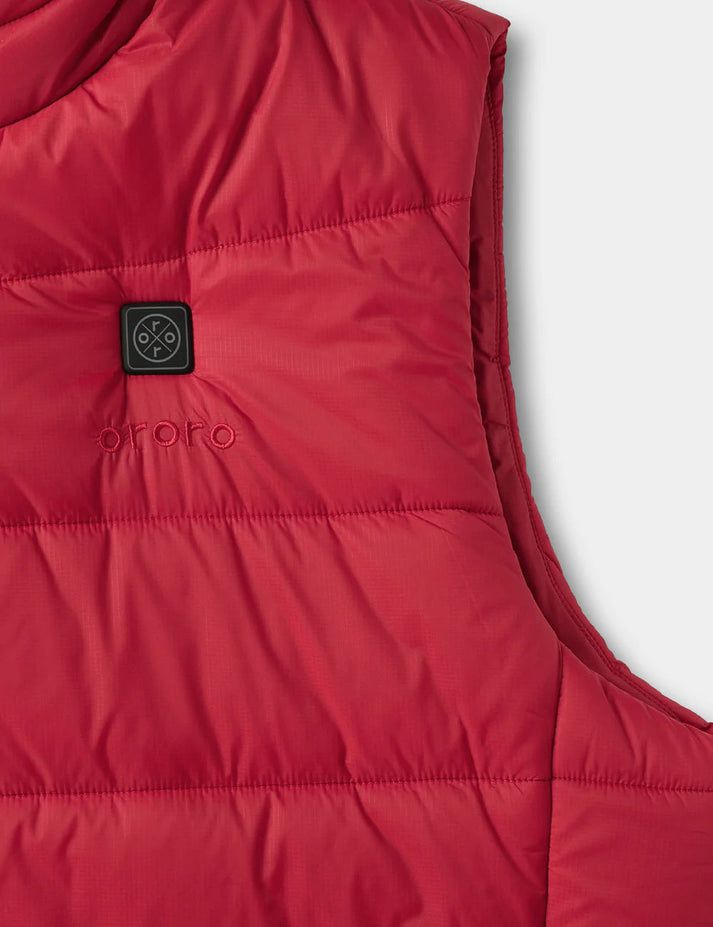 Men Ororo Classic Heated Vest Red | US-936KEUISD