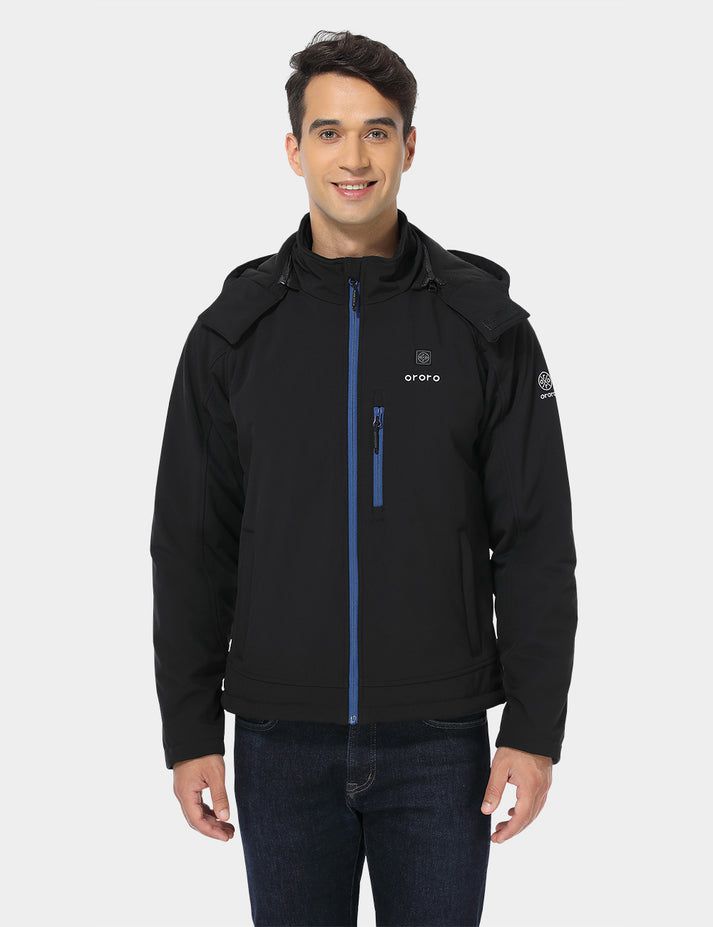 Men Ororo Classic & Extra Mini 5k Battery Heated Jacket Black | US-608WXGHVI