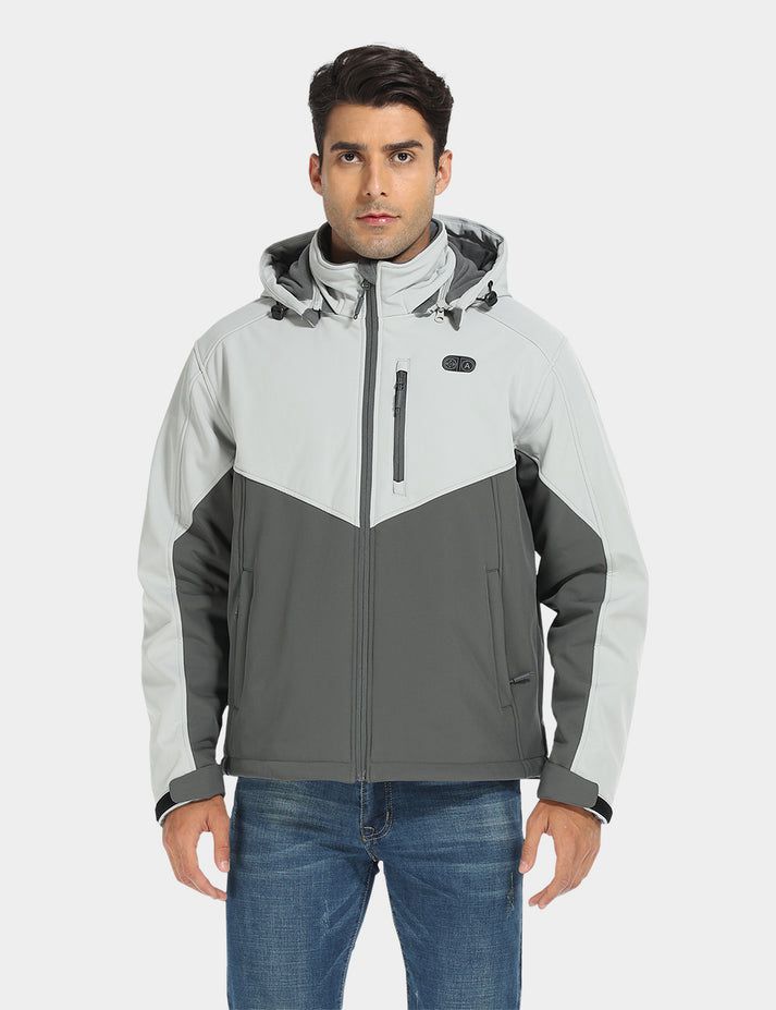 Men Ororo Dual Control With 5 Heating Zones (Chest Heating) Heated Jacket Grey | US-736IEDWXZ