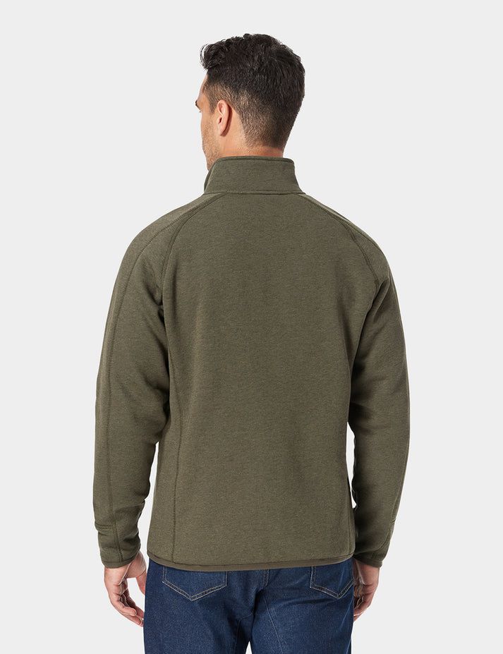 Men Ororo Fleece Heated Jacket Olive | US-413KINRGY