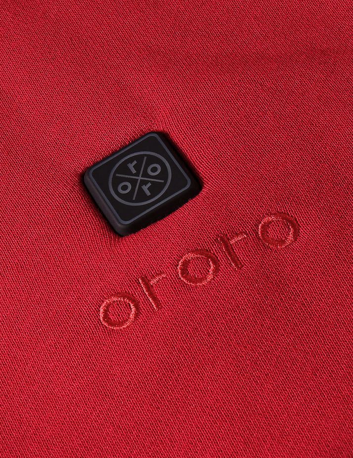 Men Ororo Fleece Heated Jacket Red | US-537EDLTUC