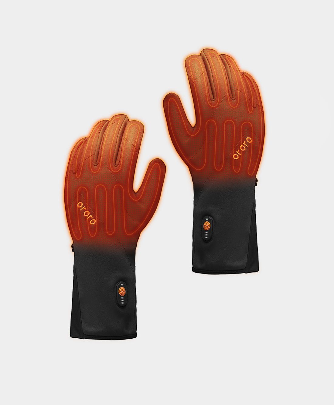 Men Ororo Glasgow Liner Heated Gloves Black | US-865ZAQSMG