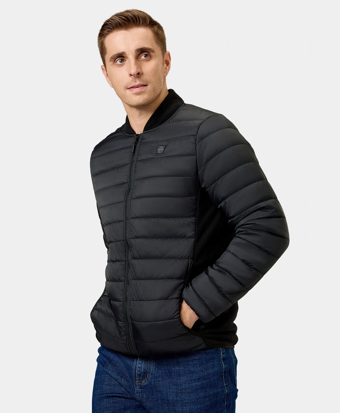 Men Ororo Pufflyte™ Lightweight Heated Jacket Black | US-417YEARKU