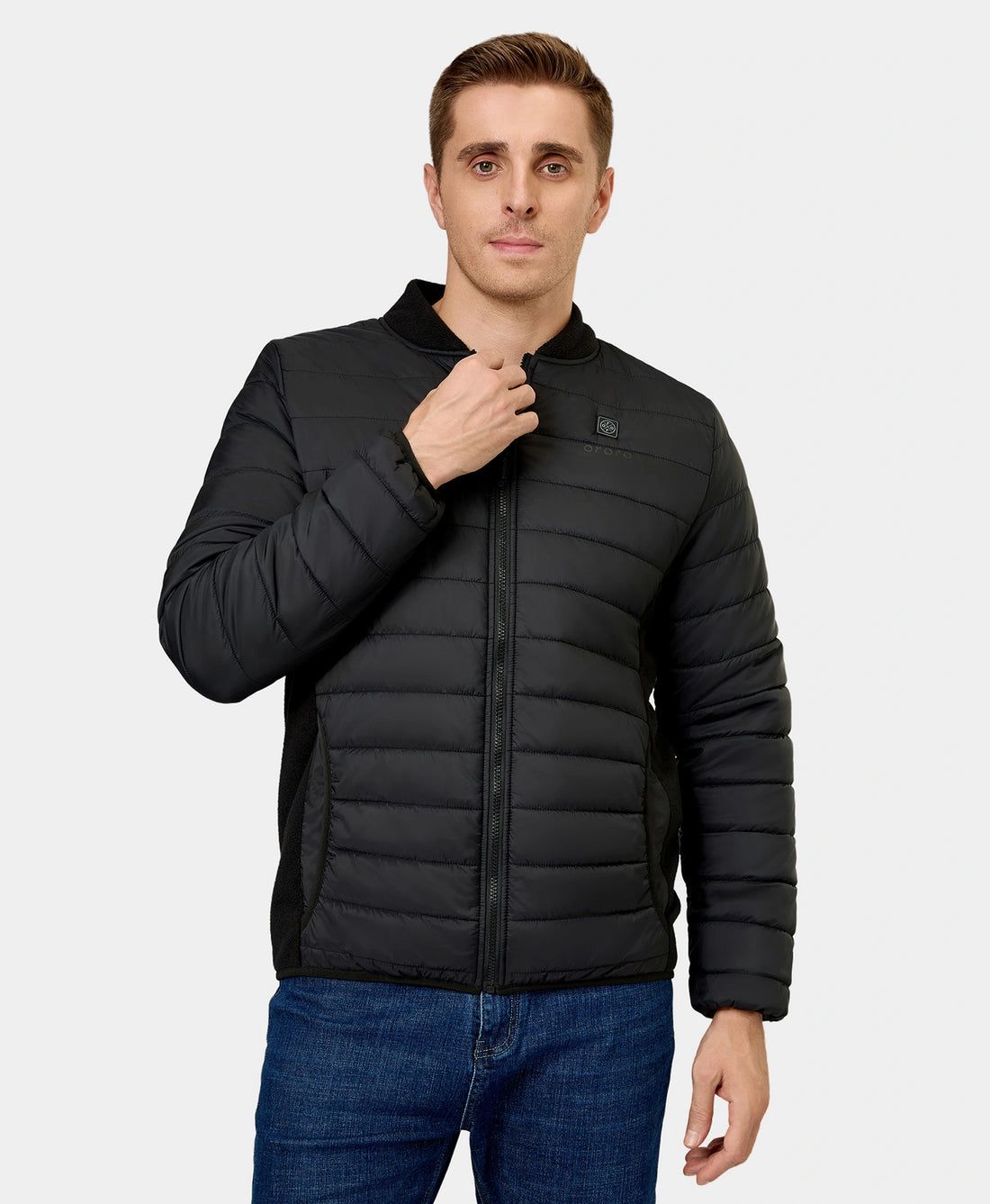 Men Ororo Pufflyte™ Lightweight Heated Jacket Black | US-417YEARKU