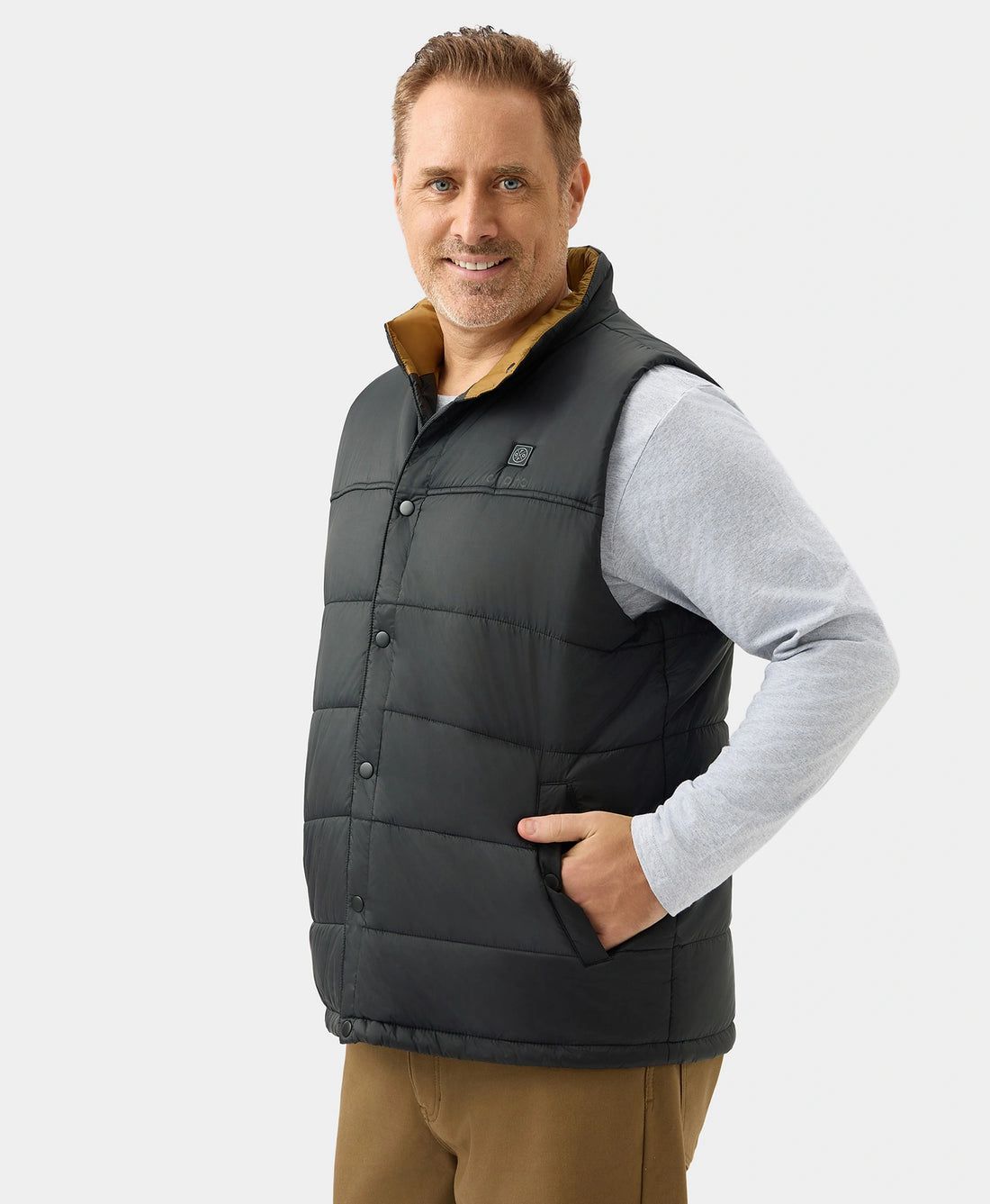 Men Ororo Pufflyte™ Lightweight Heated Vest Black | US-286GDPKAS