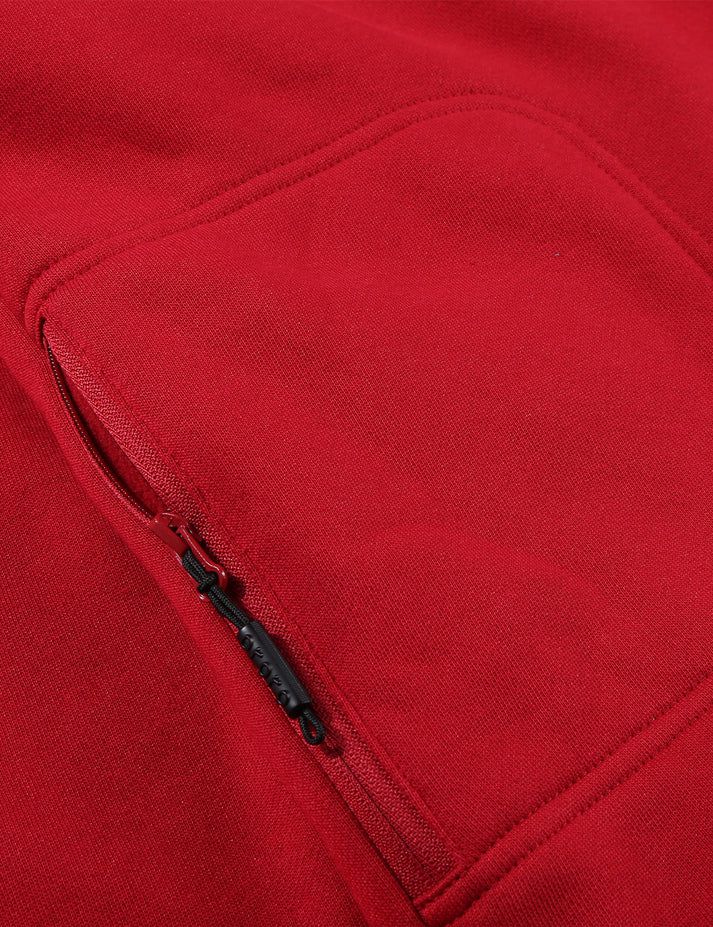 Men Ororo Pullover With Heating On Chests Heated Hoodie Red | US-901UJKREX