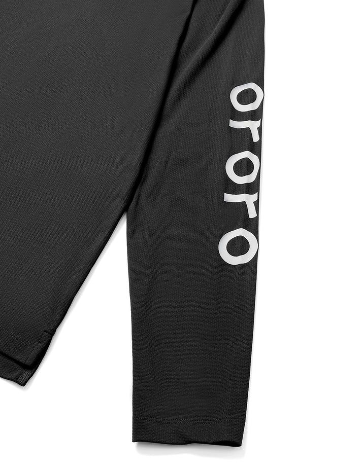 Men Ororo Quick Dry Pullover Hoodie Black | US-278IKMHRZ