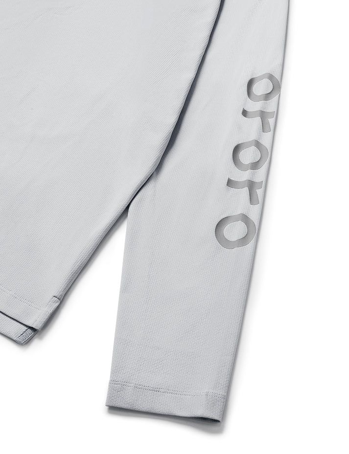 Men Ororo Quick Dry Pullover Hoodie Light Grey | US-326XPDVGJ