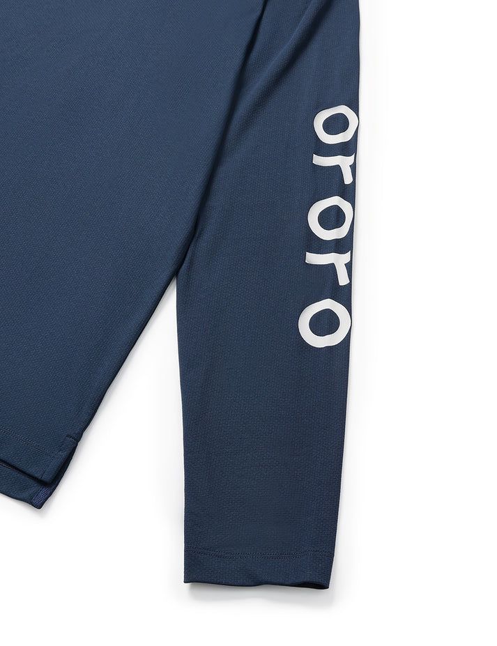 Men Ororo Quick Dry Pullover Hoodie Navy | US-190XOPSFQ