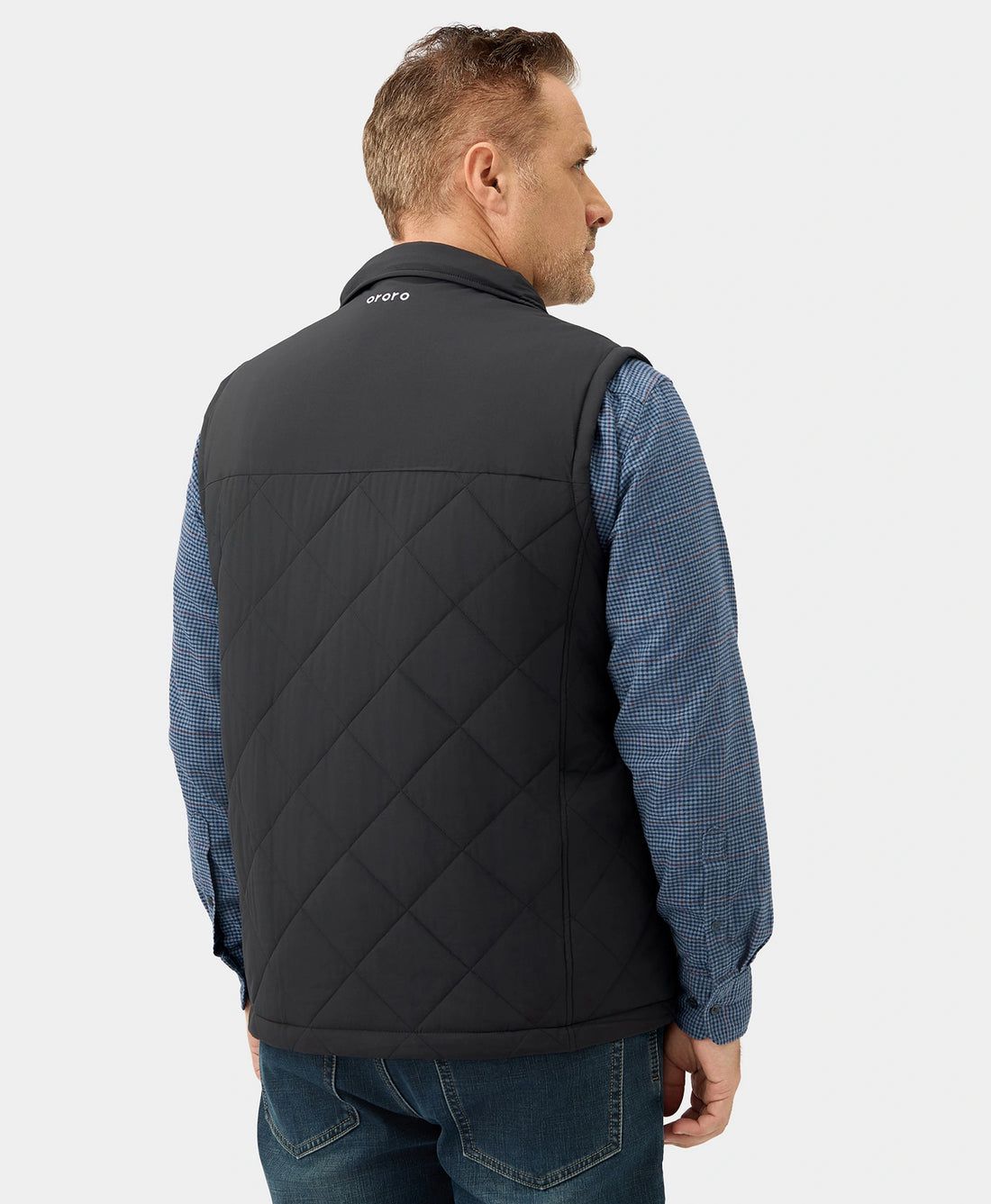 Men Ororo Quilted Heated Vest Black | US-729FSBPNI