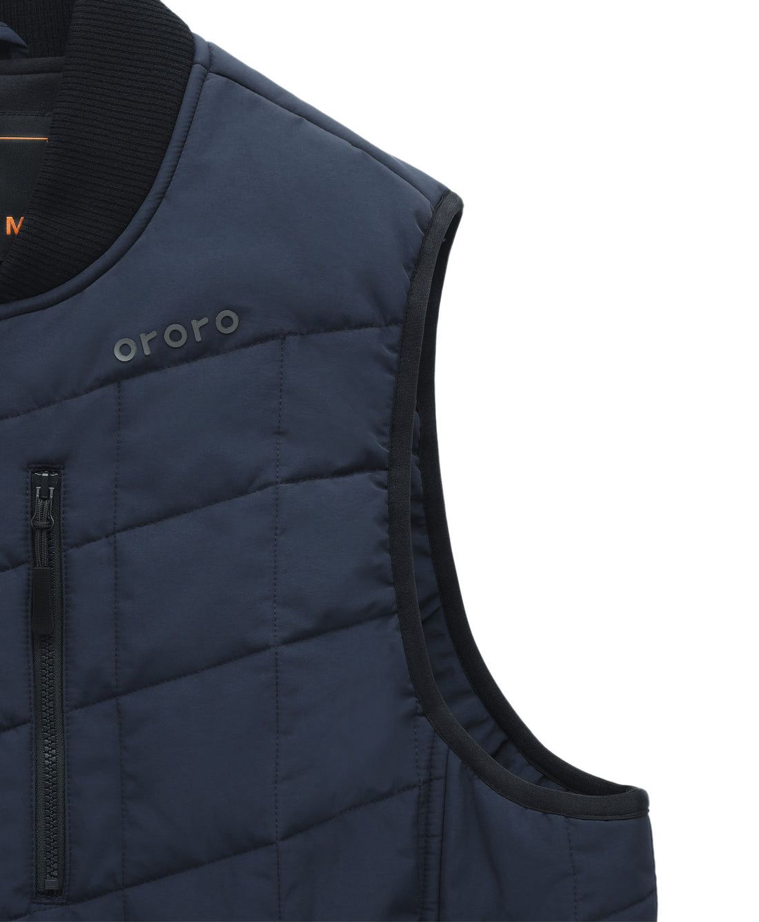 Men Ororo Scranton 5-zone Insulated Bomber Heated Vest Navy | US-236XTEVBS