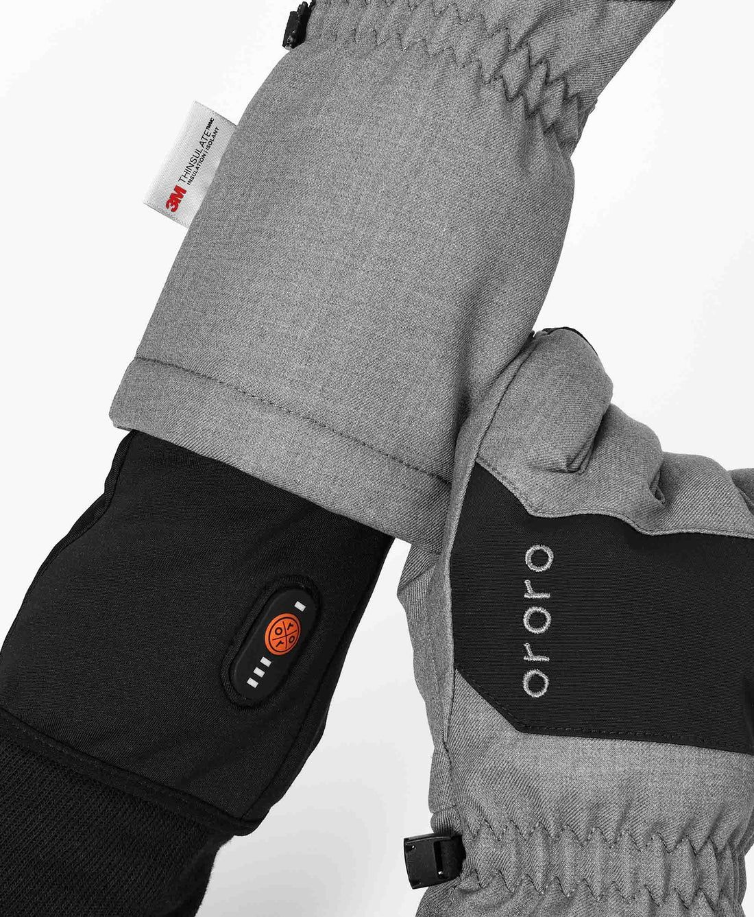 Men Ororo Shell Gloves Grey | US-715XROGWF