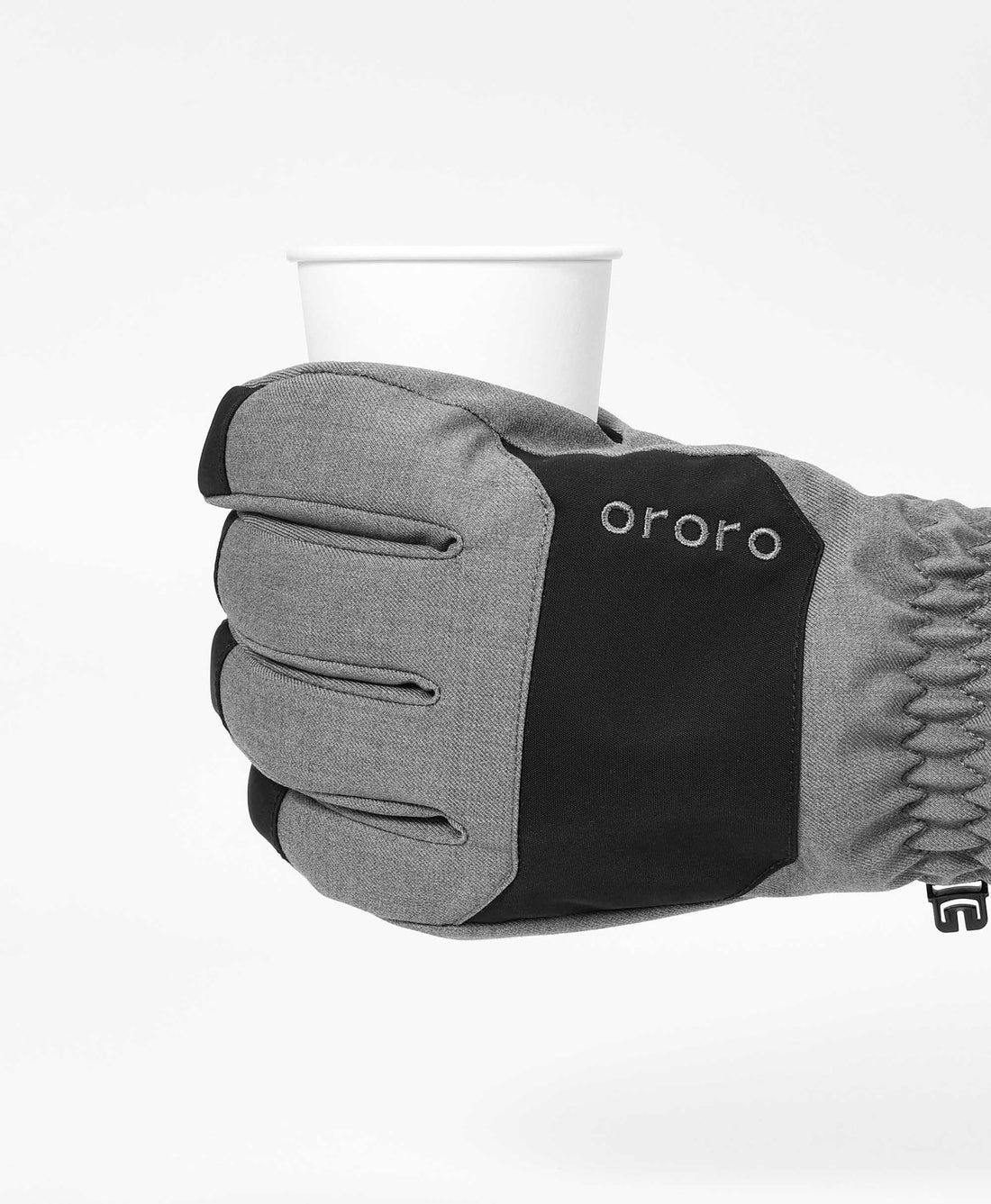 Men Ororo Shell Gloves Grey | US-715XROGWF