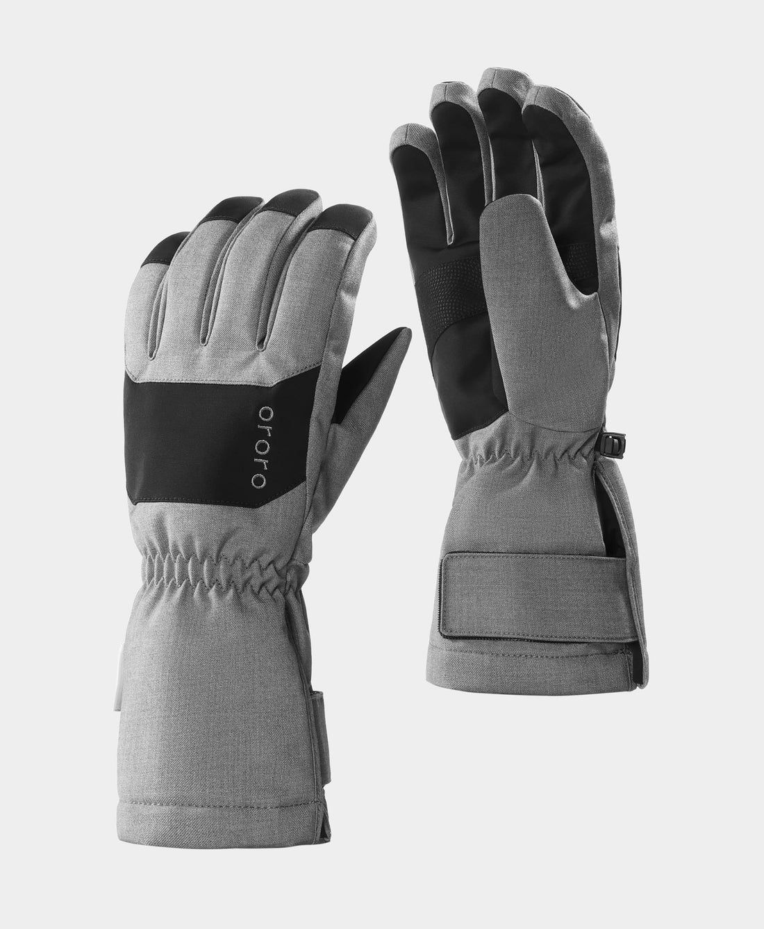 Men Ororo Shell Gloves Grey | US-715XROGWF