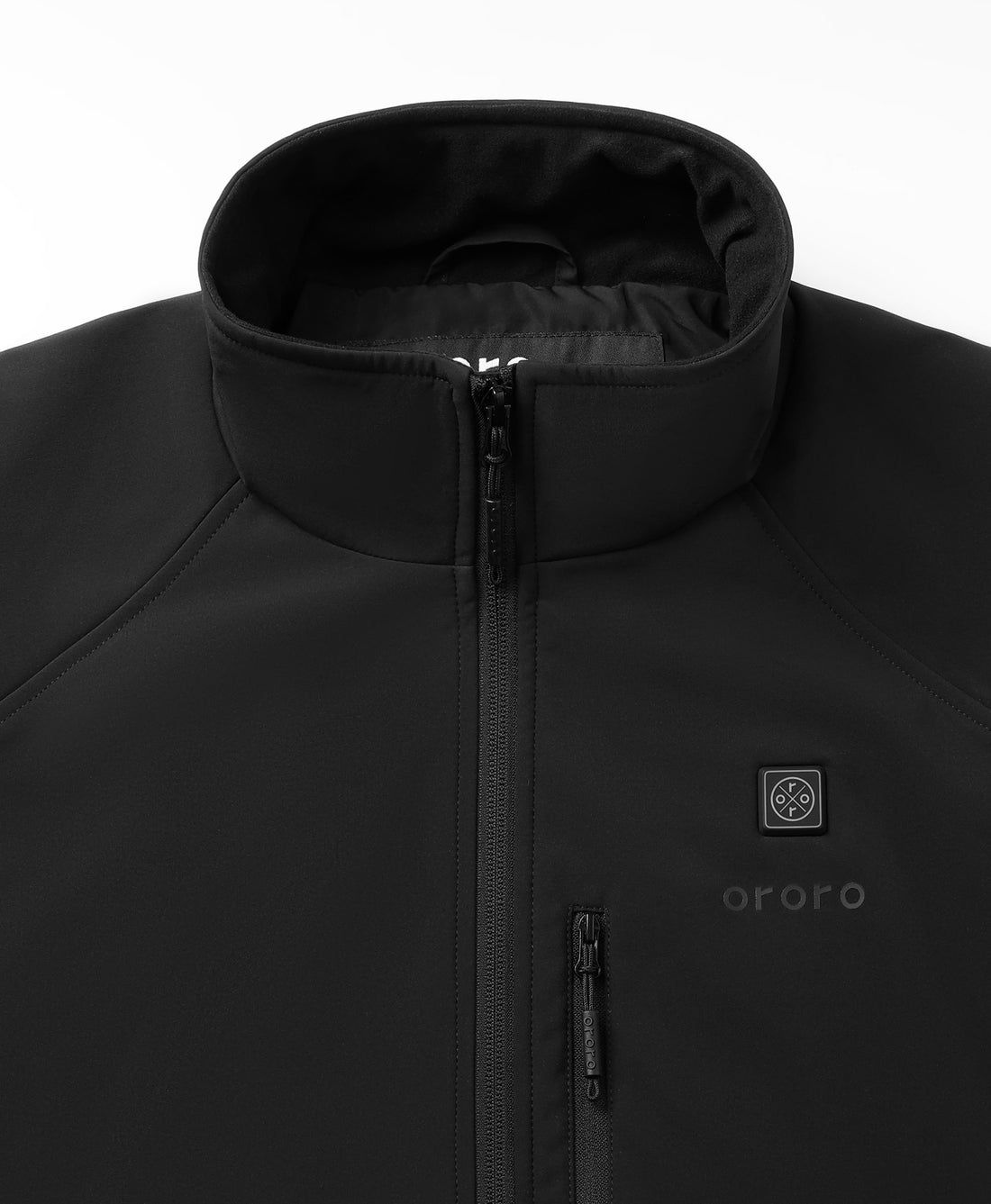 Men Ororo Softshell Heated Vest Black | US-384XGIAQU