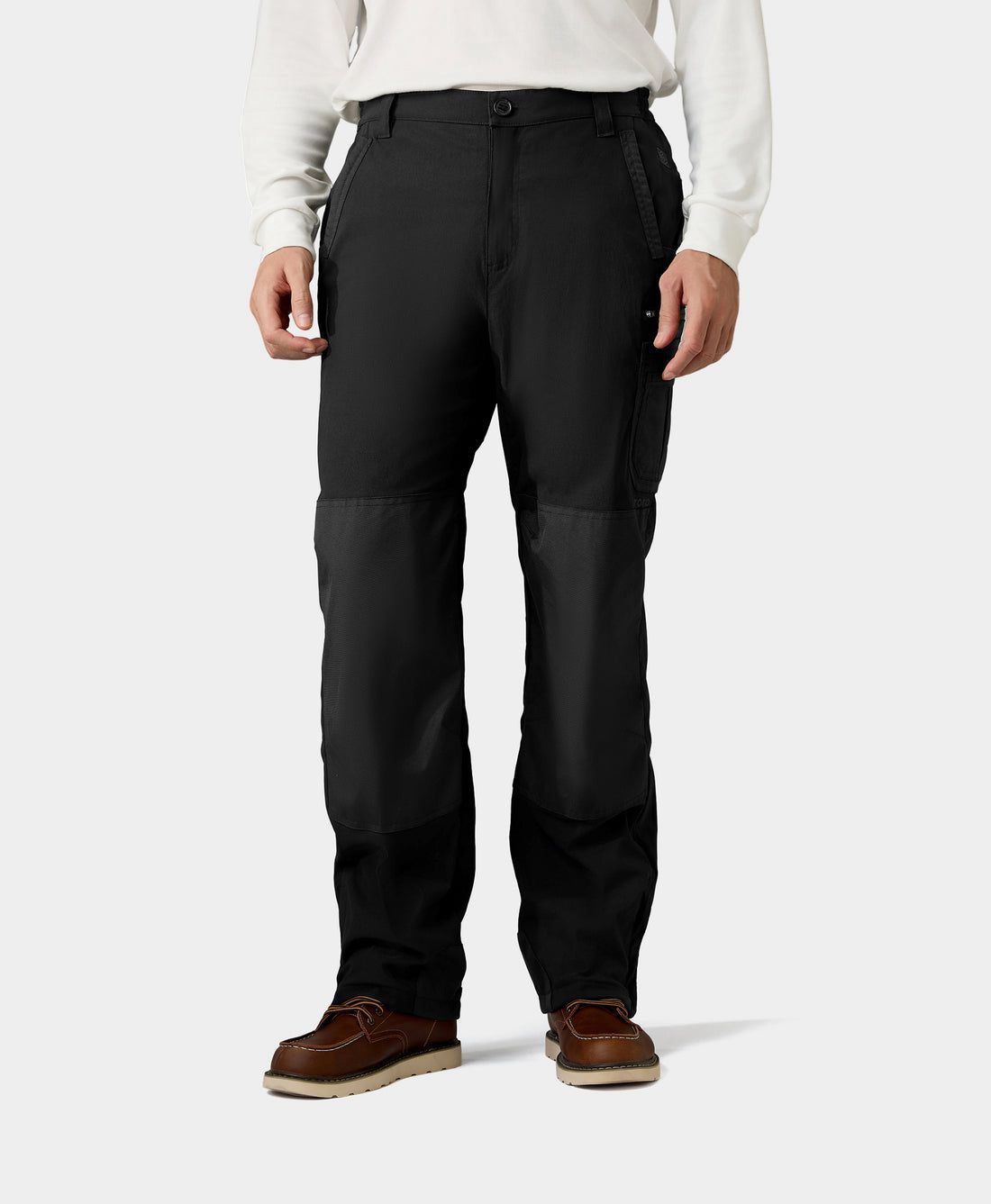 Men Ororo Utility Fleece Lined Heated Pants Black | US-265WAXZRF