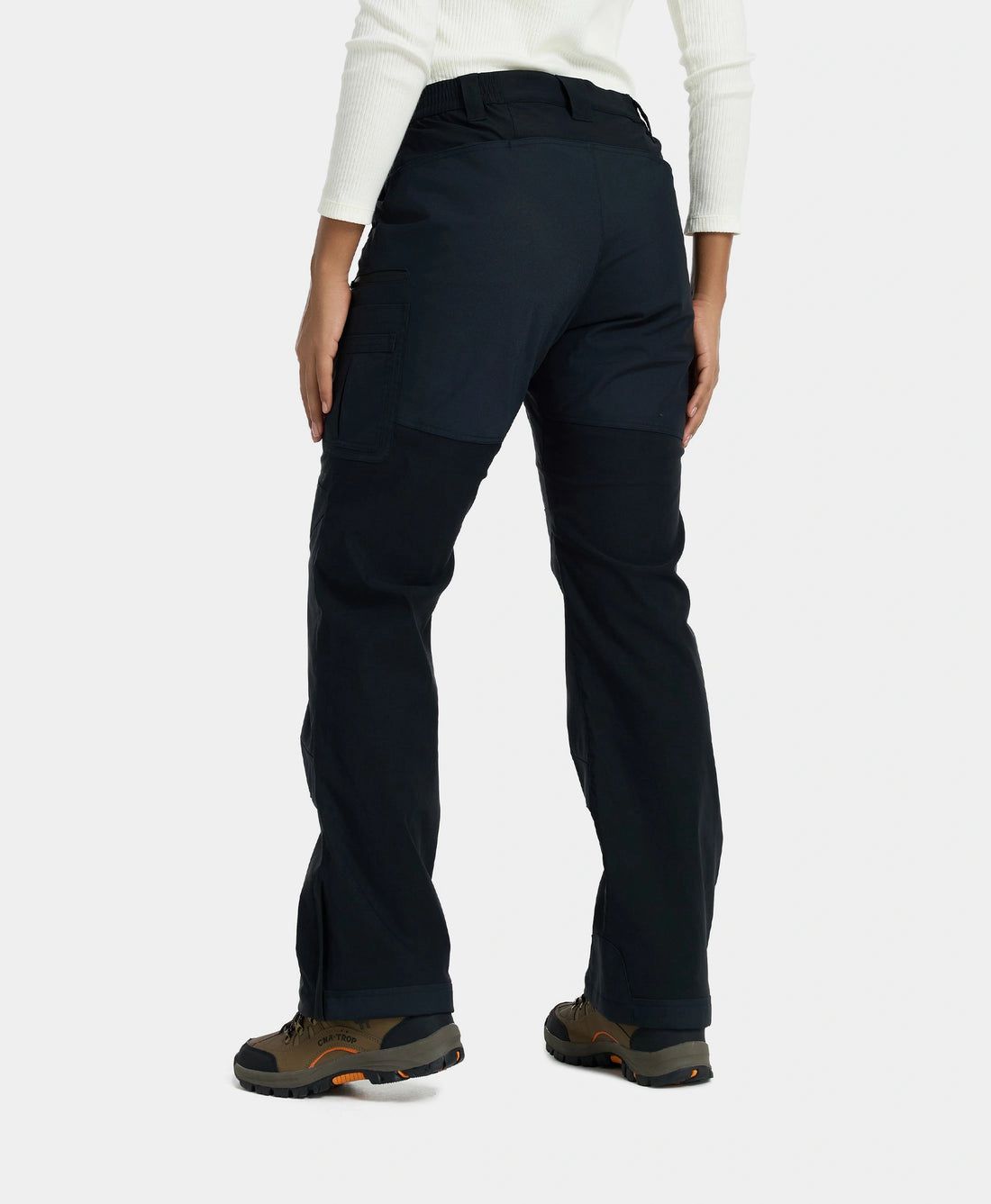 Women Ororo Bristol Utility Fleece Lined Heated Pants Black | US-389HILXAZ