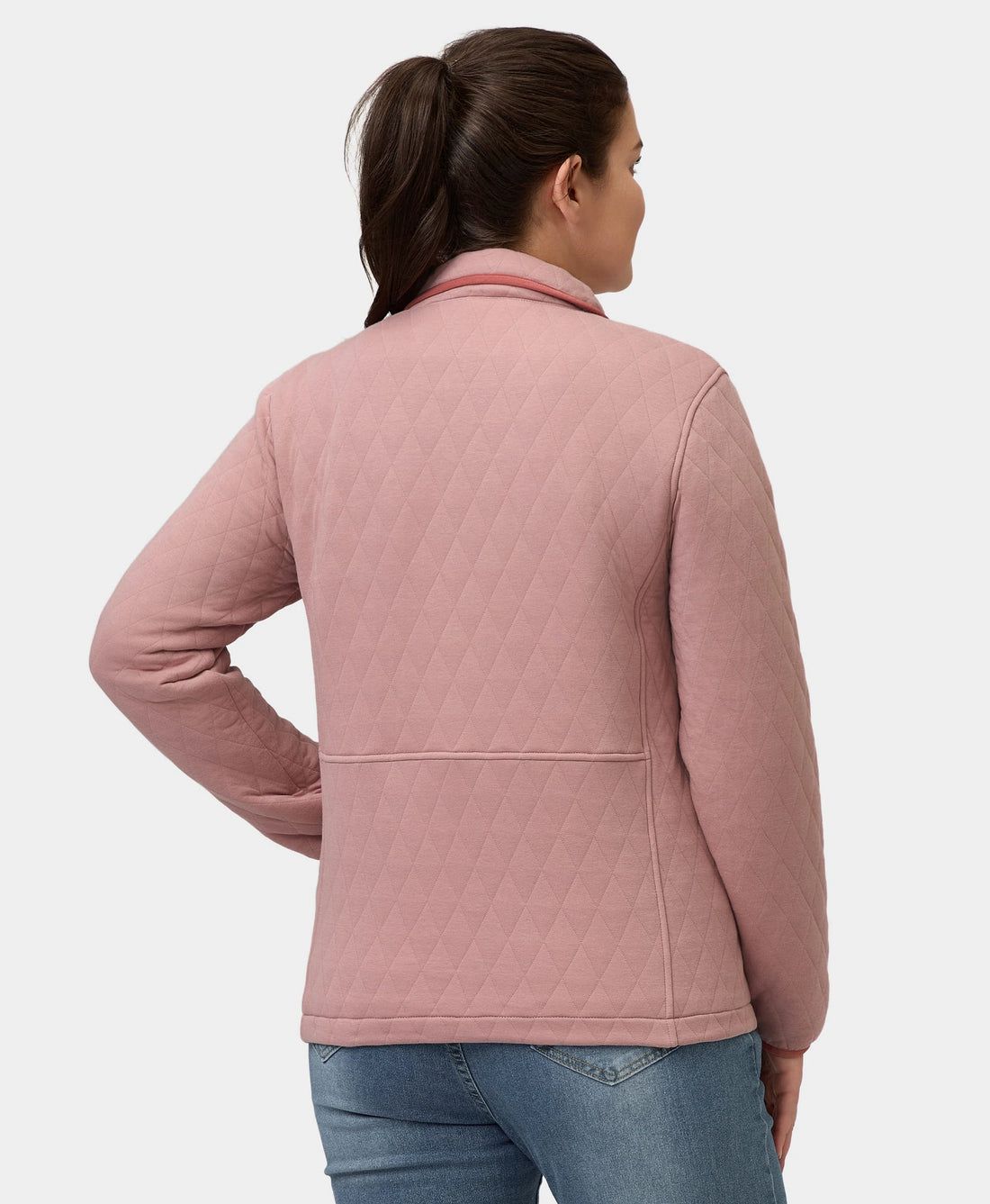 Women Ororo Chalet Quilted Heated Jacket Rose | US-723PCJYFL