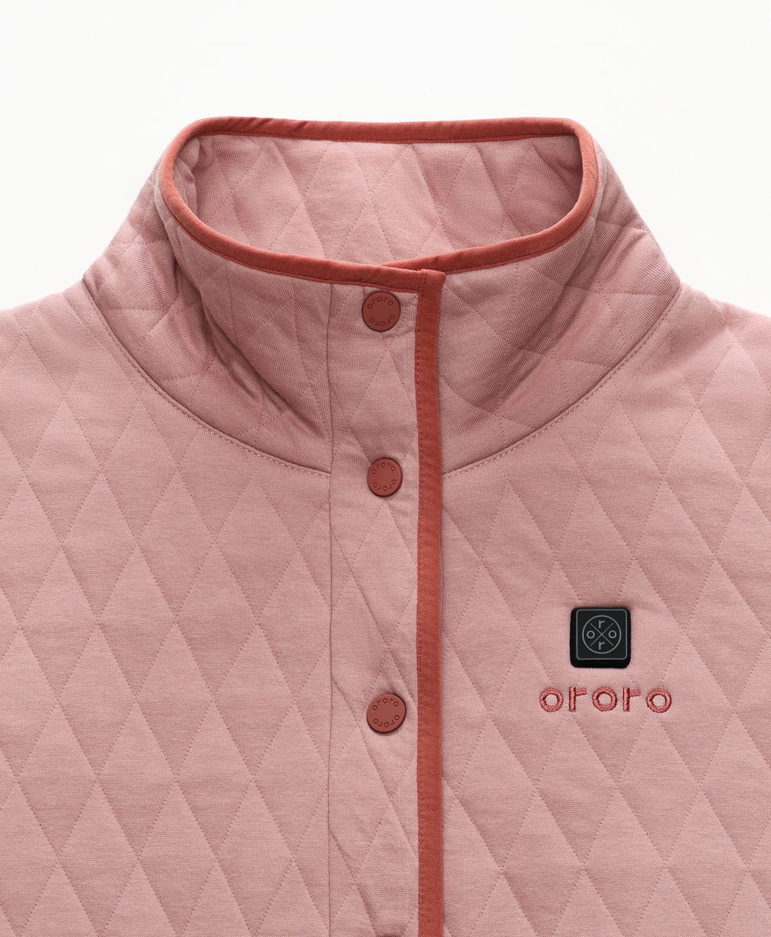 Women Ororo Chalet Quilted Heated Jacket Rose | US-723PCJYFL