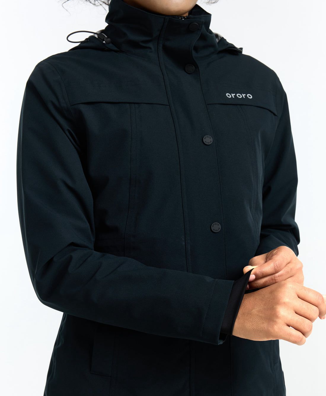 Women Ororo Chantilly Waterproof Sports Heated Jacket Black | US-863TIPOQS