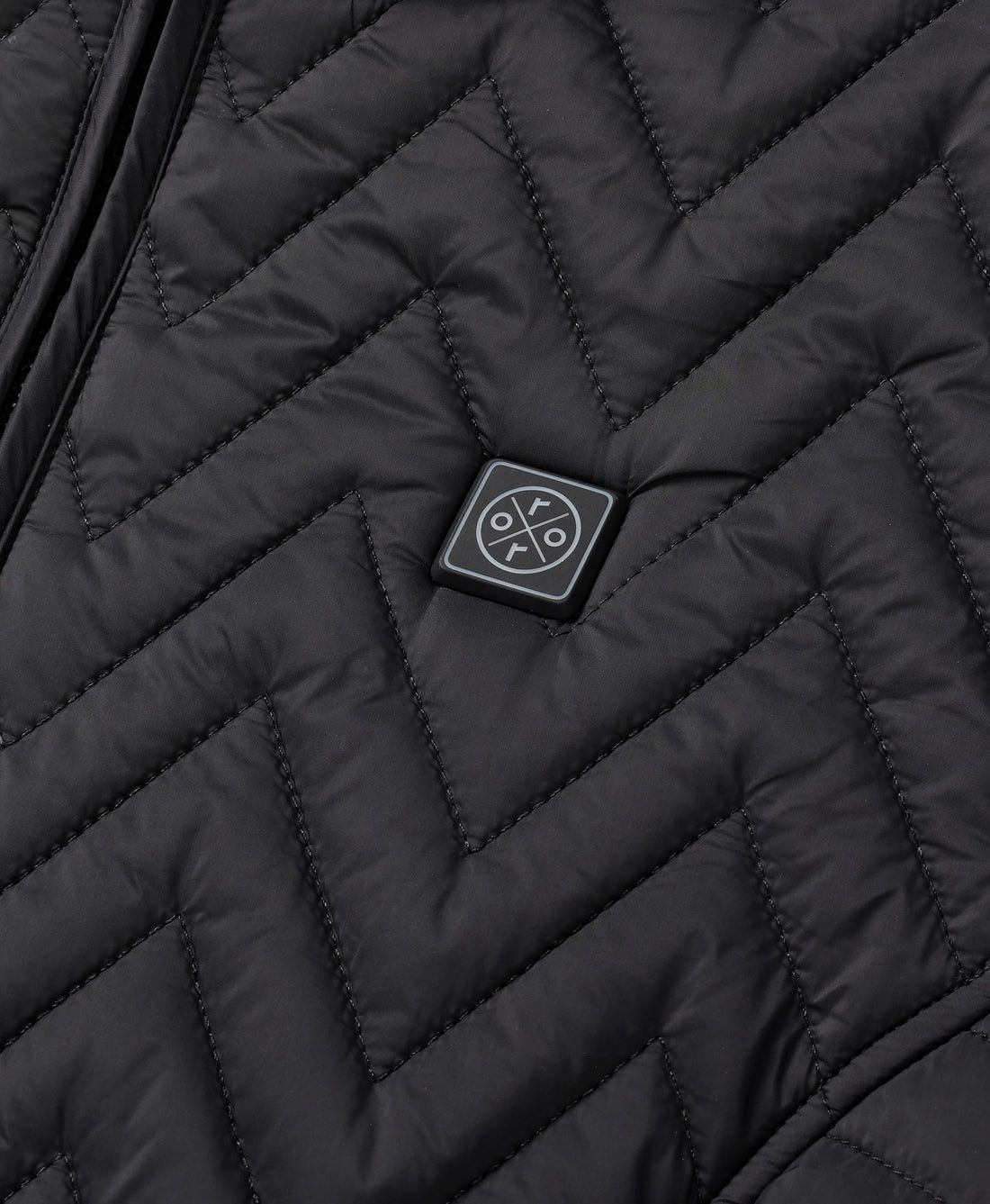 Women Ororo Chevron Quilted Heated Vest Black | US-246OYBPRS