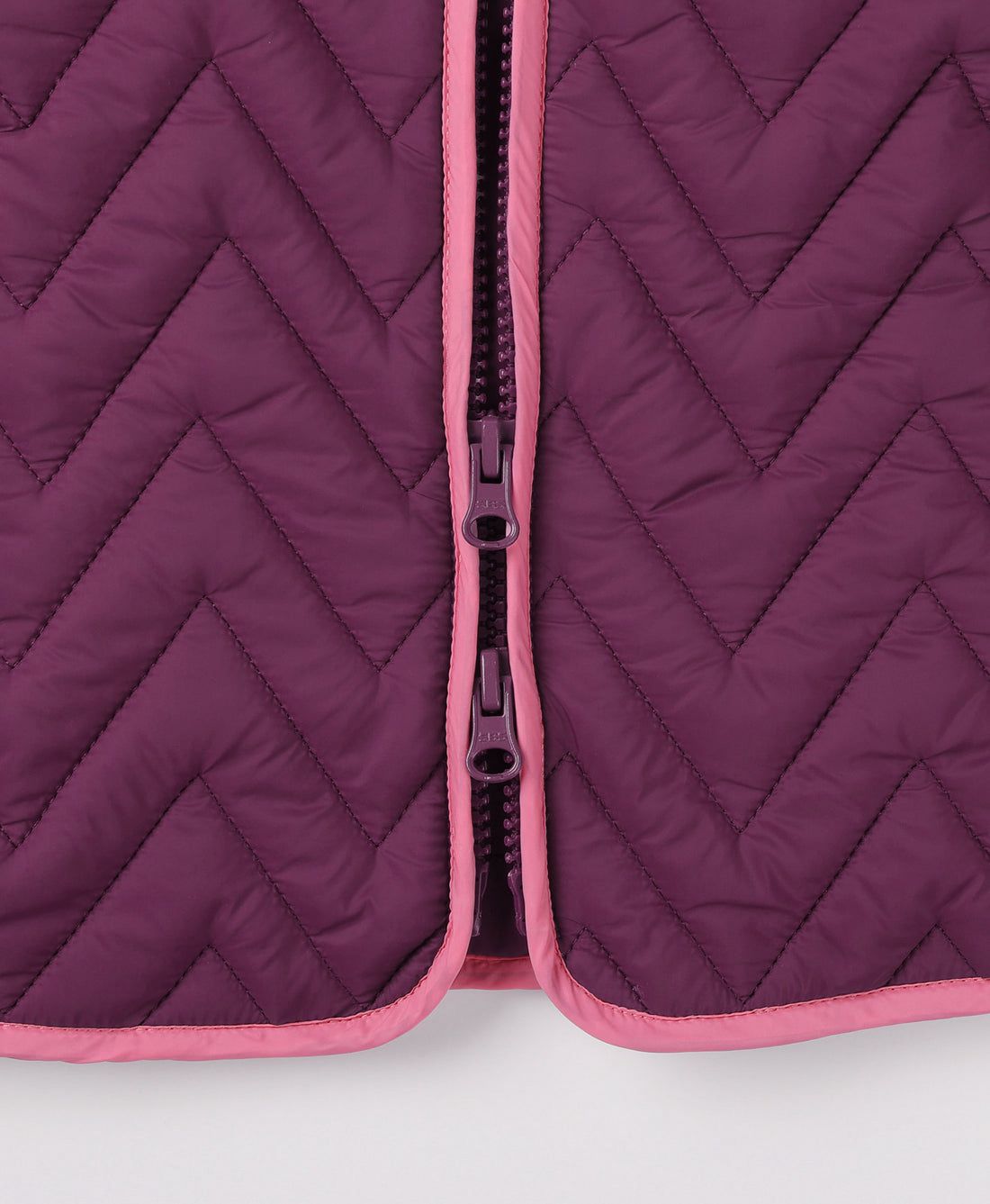 Women Ororo Chevron Quilted Heated Vest Purple | US-298AQZBPC