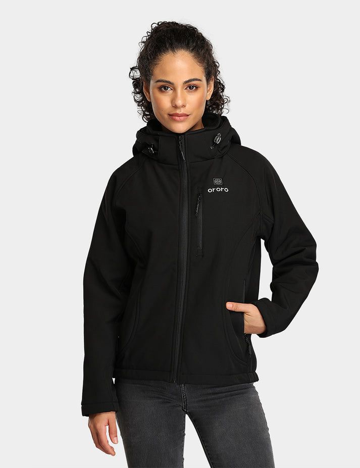 Women Ororo Classic Heated Jacket Black | US-354QUVSKM