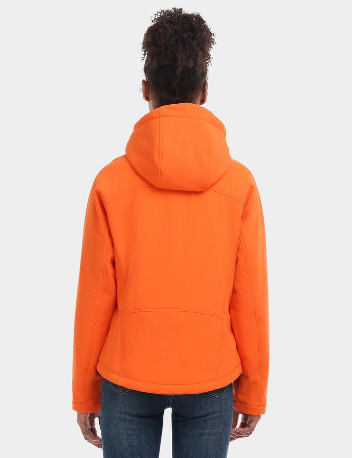 Women Ororo Classic Heated Jacket Orange | US-628HQVJFX