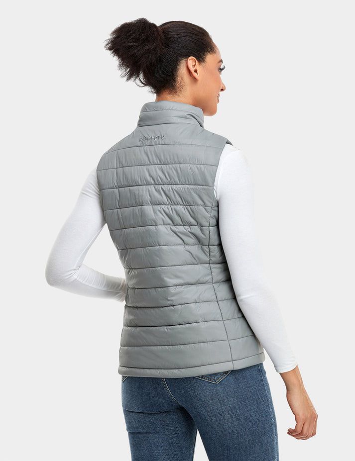 Women Ororo Classic Heated Vest Grey | US-795RJUYXL