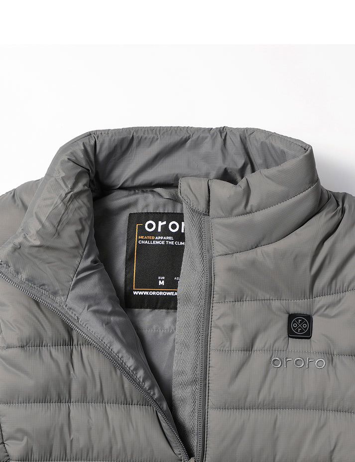 Women Ororo Classic Heated Vest Grey | US-795RJUYXL