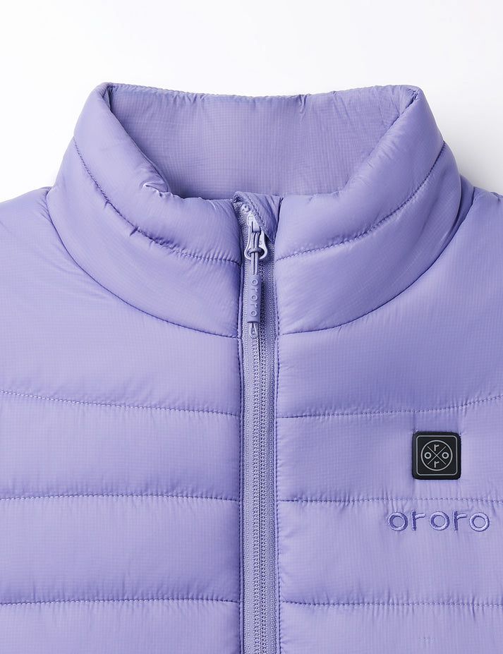 Women Ororo Classic Heated Vest Purple | US-920WLBCST