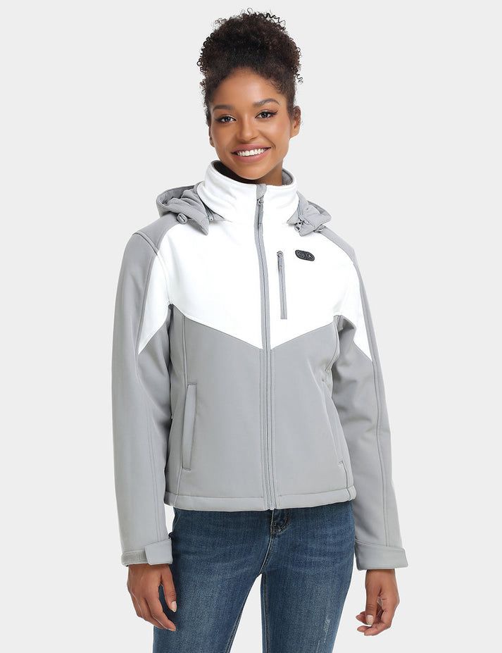 Women Ororo Dual Control & Extra Mini 5k Battery Heated Jacket Grey | US-320MCDXYR