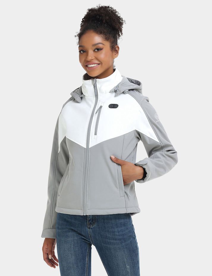 Women Ororo Dual Control & Extra Mini 5k Battery Heated Jacket Grey | US-320MCDXYR